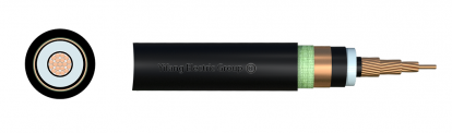 XLPE insulation underground power cable