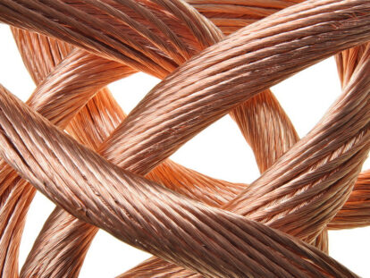 bare copper conductor