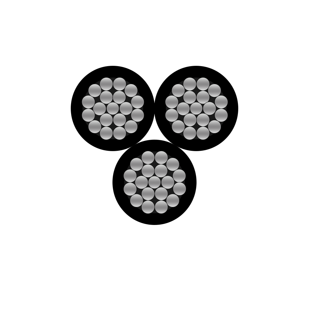 Assembled insulated conductor bundles