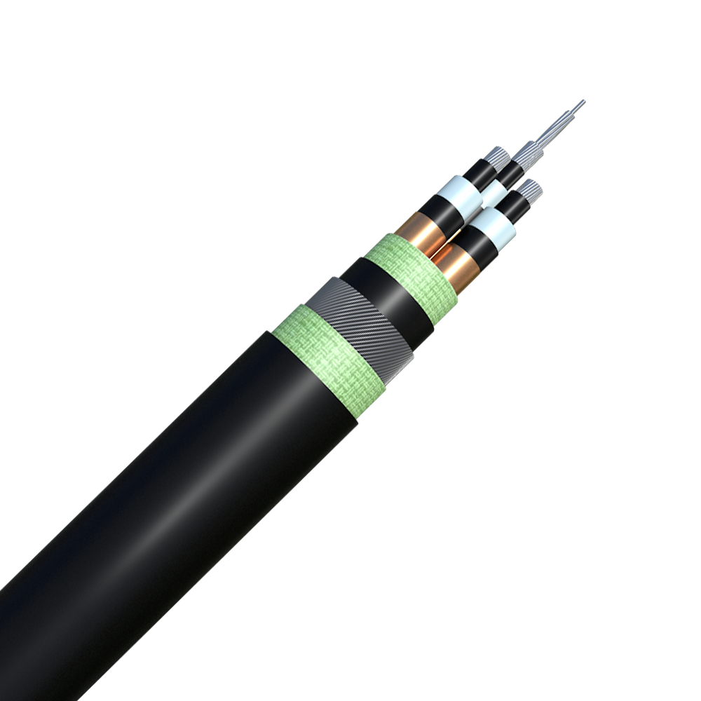Cable with extrudedcross-linked polyethylene insulation for rated voltages from 3.8/6.6kV up to 19/33 kV BS6622 standard